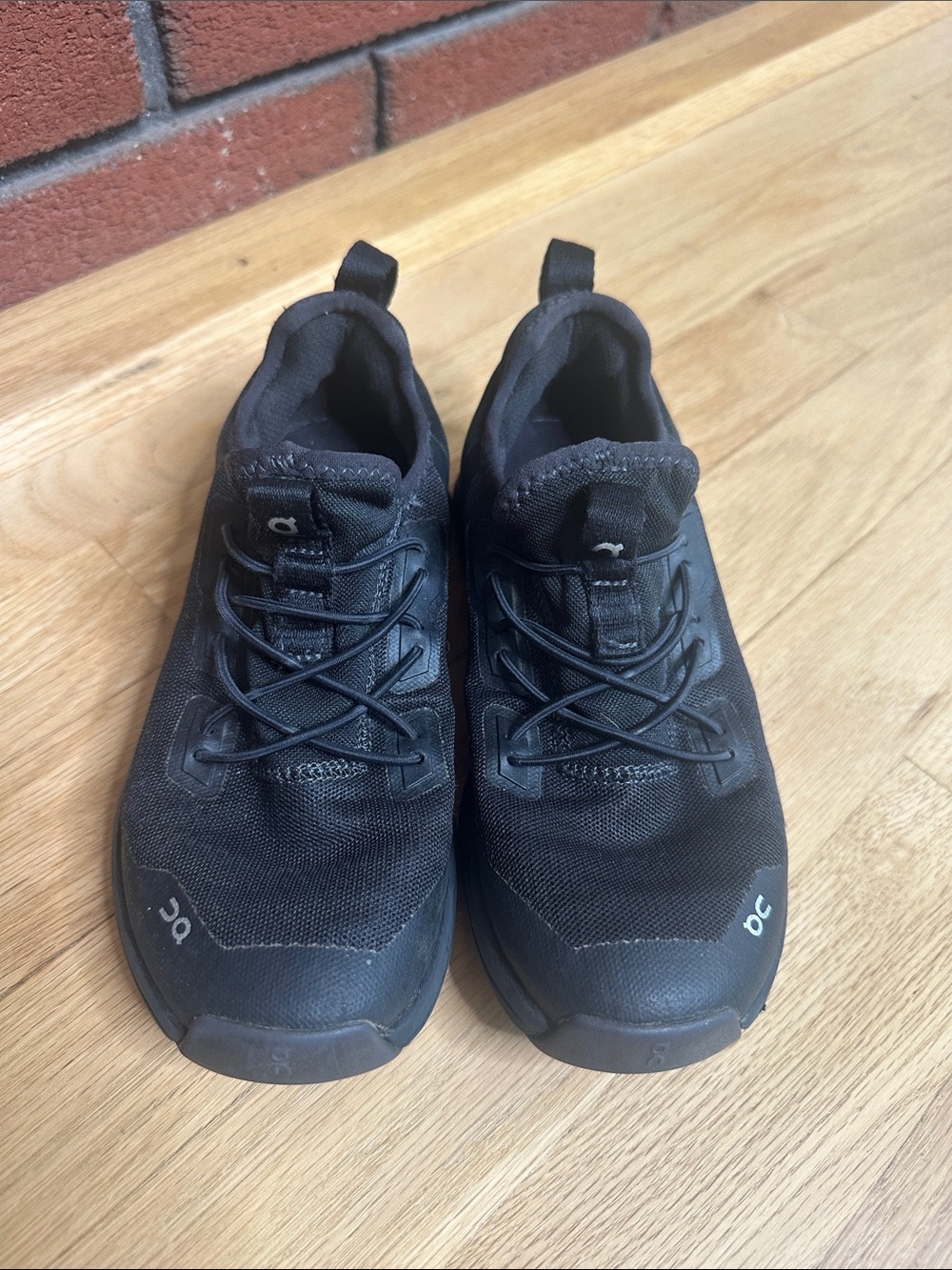 On Running Black Kids Cloud Athletic Sneakers Size 13
